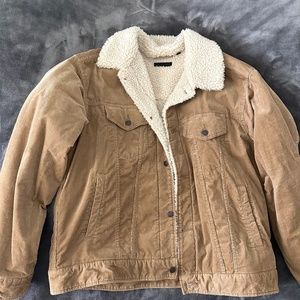 Vintage Uniqlo Corduroy Sherpa Jacket XL